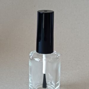 10ml Clear Nail Polish Bottle with Brush Cap