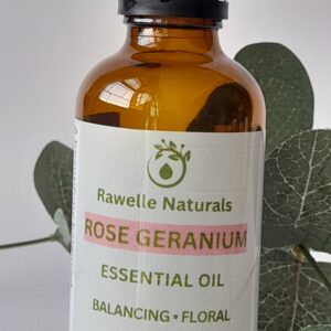 RAWELLE Rose Geranium Essential Oil